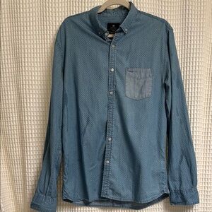 Cotton On Blue Casual Button Down Shirt